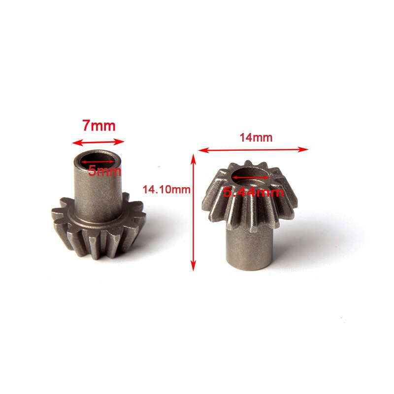 Bánh răng kim loại 30T 24T 12T dẫn động vi sai 0011/0012/0013/0014 cho Wltoys 12428 12429 RC