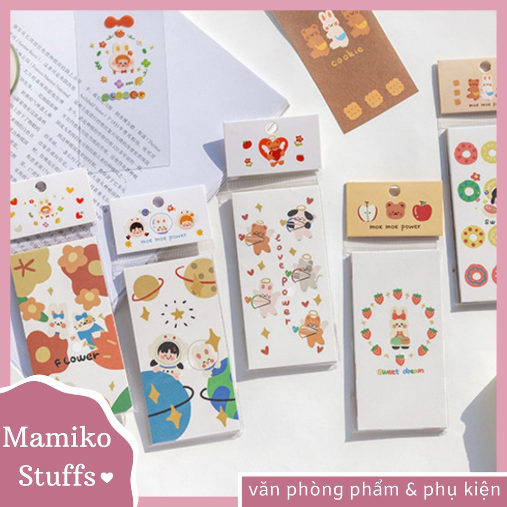 SET 20 BOOKMARK SIÊU CUTE (6 MẪU)