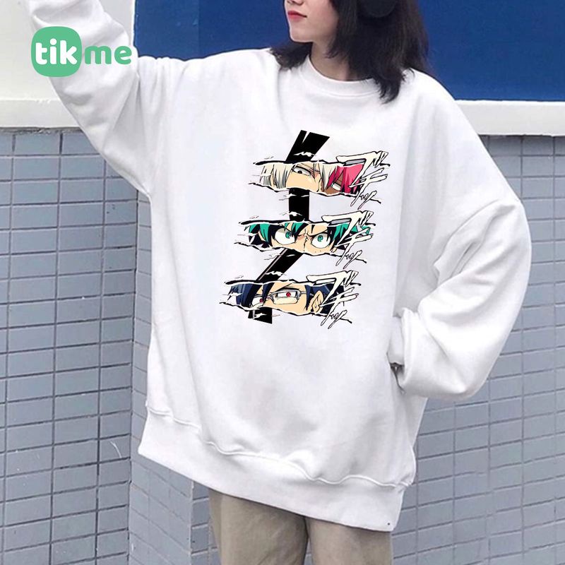 Áo sweater unisex học viện anh hùng My Hero Academia  size XS-2XL