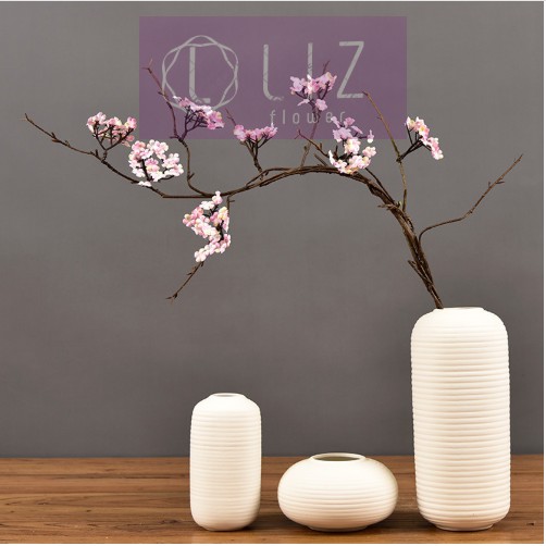 Hoa giả - Cành Đào Tuyết Khô decor - cây hoa giả cắm lọ trang trí nhà cửa Lizflower [A2-D4]