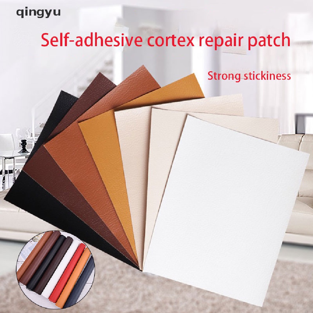 qingyu Leather Patch Self Adhesive Large Size Stick-on 25x30cm No Ironing Sofa Repair PLI