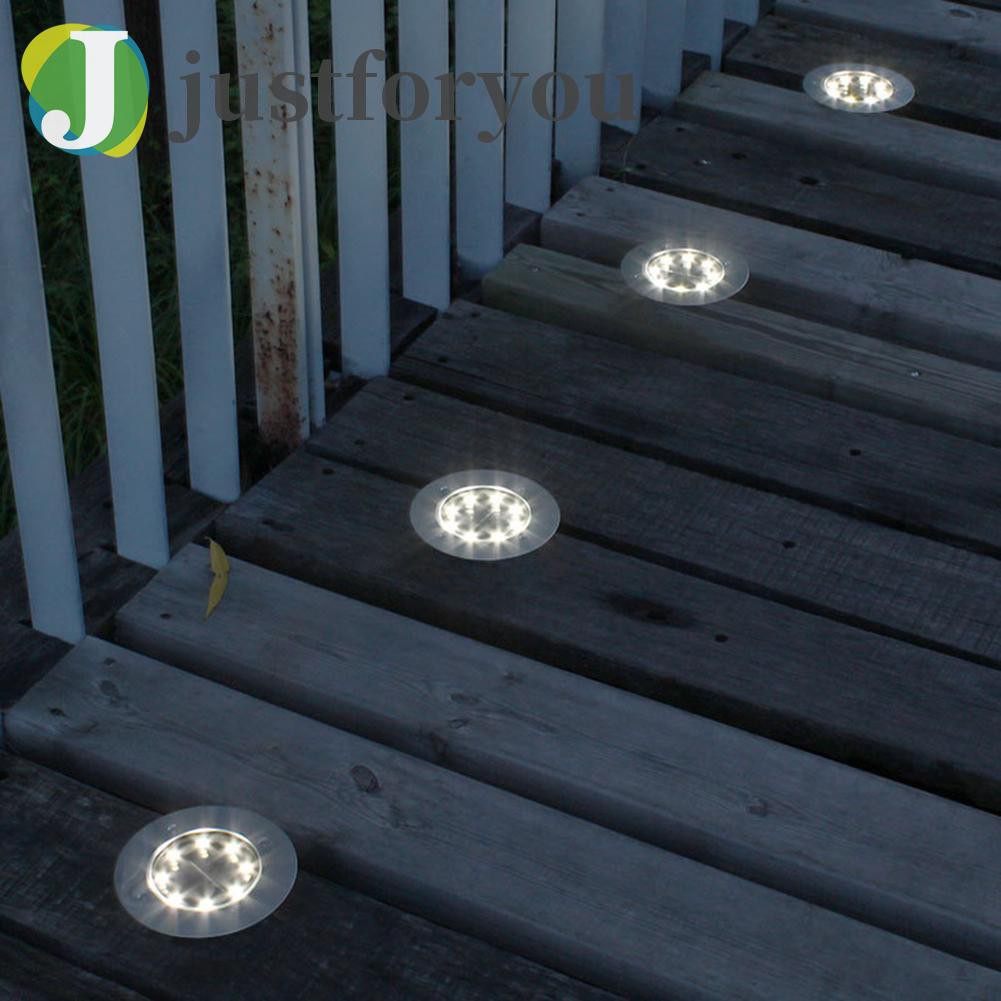 Đèn Led 8 Bóng Sử Dụng Năng Lượng Mặt Trời Chống Thấm Nước Gắn Lối Đi Sân Vườn
