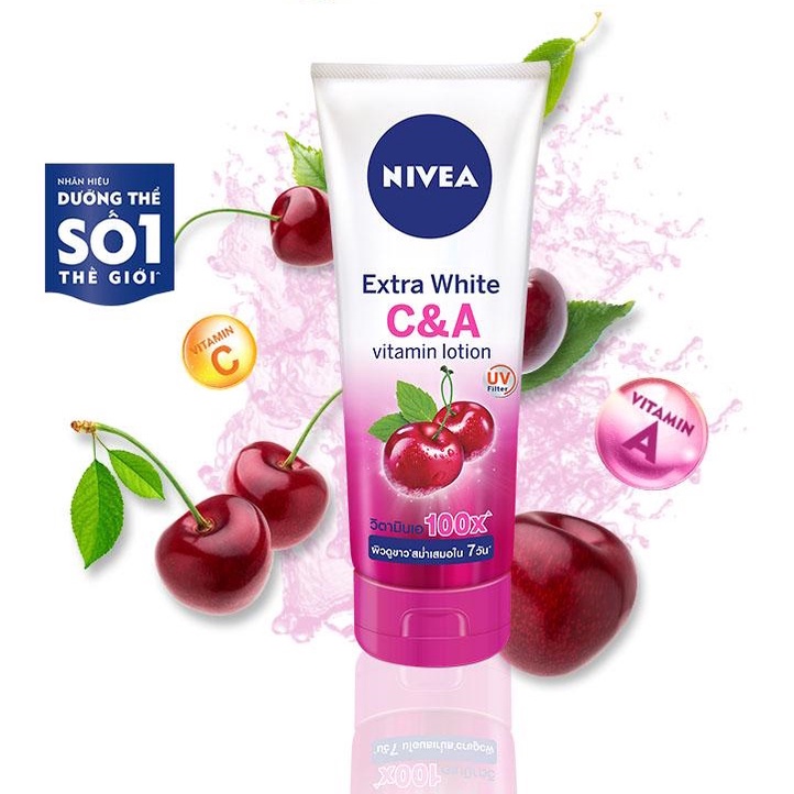 Sữa dưỡng thể dưỡng trắng Nivea Extra White C&amp;A và C&amp;E Vitamin Lotion 70ml