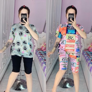 Set bộ lửng thun lạnh in 3D