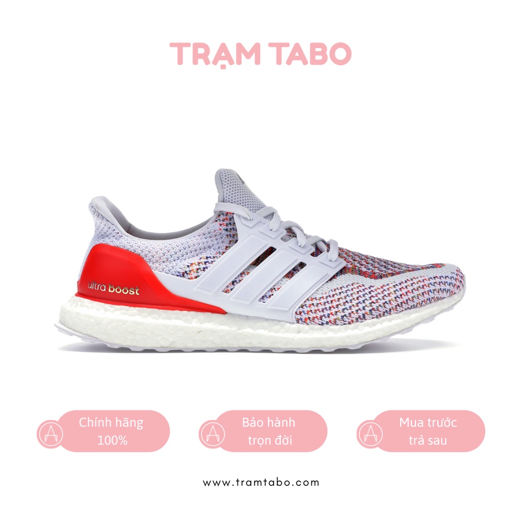 BB3911 - GIÀY NAM ADIDAS ULTRABOOST 2.0 'MULTICOLOR' RED WHITE - MÀU TRẮNG/ĐỎ