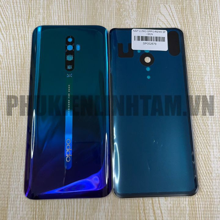 Nắp lưng oppo reno2 f, nắp lưng reno 2f kính - Zin