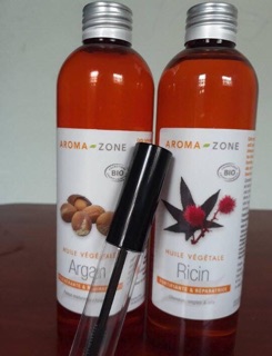 Dầu dưỡng da Aroma zone các loại ( chuốt mi từ dầu thầu dầu, oilve; dầu chanh leo, dầu argan, dầu jojoba )