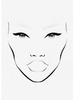 GIẤY VẼ MAKEUP ( FACECHART ) TỔNG HỢP