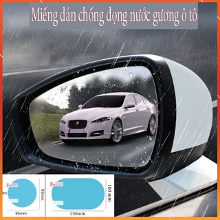 Miếng dán kính chống đọng nước ,dán gương ô tô. Giúp người lái nhìn gương chiếu hậu tốt khi thời tiết mưa