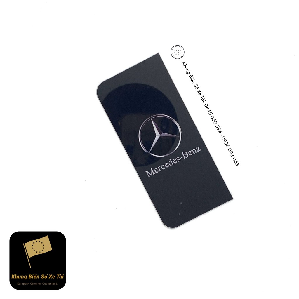 Logo Mercedes-Benz Cho Khung Biển Số Châu Âu Wurth