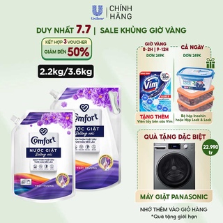 Nước giặt dưỡng vải Comfort hương Thời Thượng túi 2,2kg 3,6kg