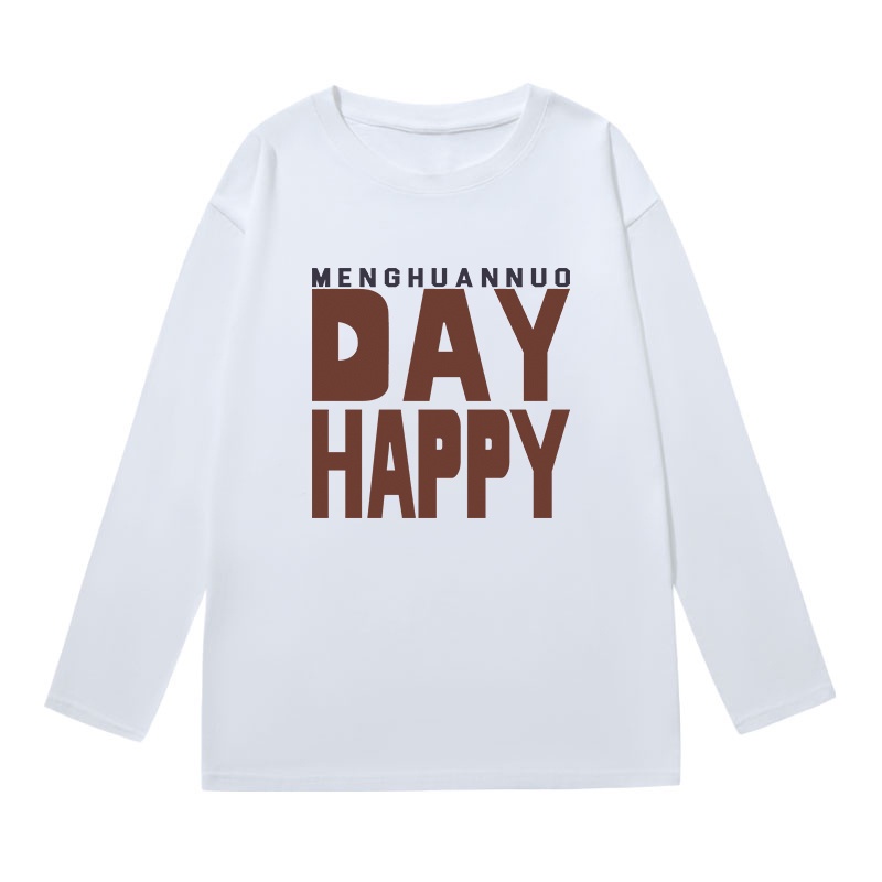 IELGY  Áo Thun cotton Dáng Rộng In Chữ Thời Trang Cho Nữ