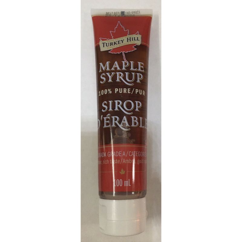 Siro Lá Phong  _ Hiệu TURKEY HILL - Maple Syrup Tube_Canada Grade A_ 100ML