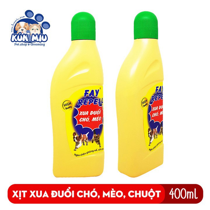 Hanpet.GV- Xịt Fay Repell xua đuổi chó, mèo, chuột phóng uế và cắn phá đồ đạc