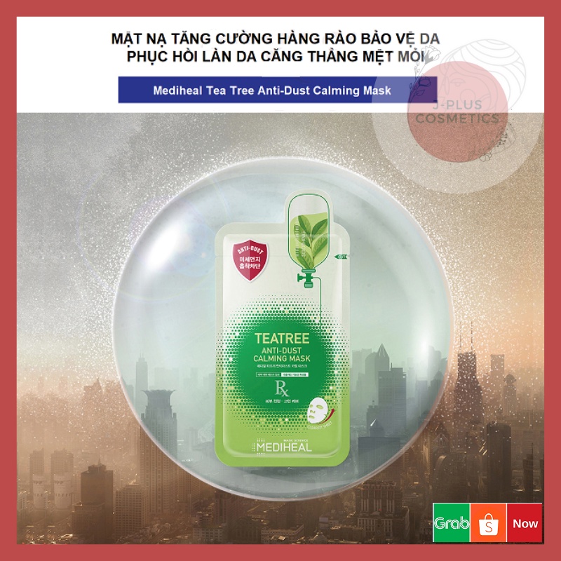 Mặt Nạ Thải Độc, Ngăn Ngừa Mụn Làm Dịu Da Mediheal Tea Tree Anti-Dust Calming Mask 24ml