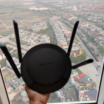 Bộ phát wifi Ruijie 4 râu RG-EW300 Pro I Băng tần 300Mbps I Quản lý qua App I Hàng chính hãng I Bảo hành 36 tháng