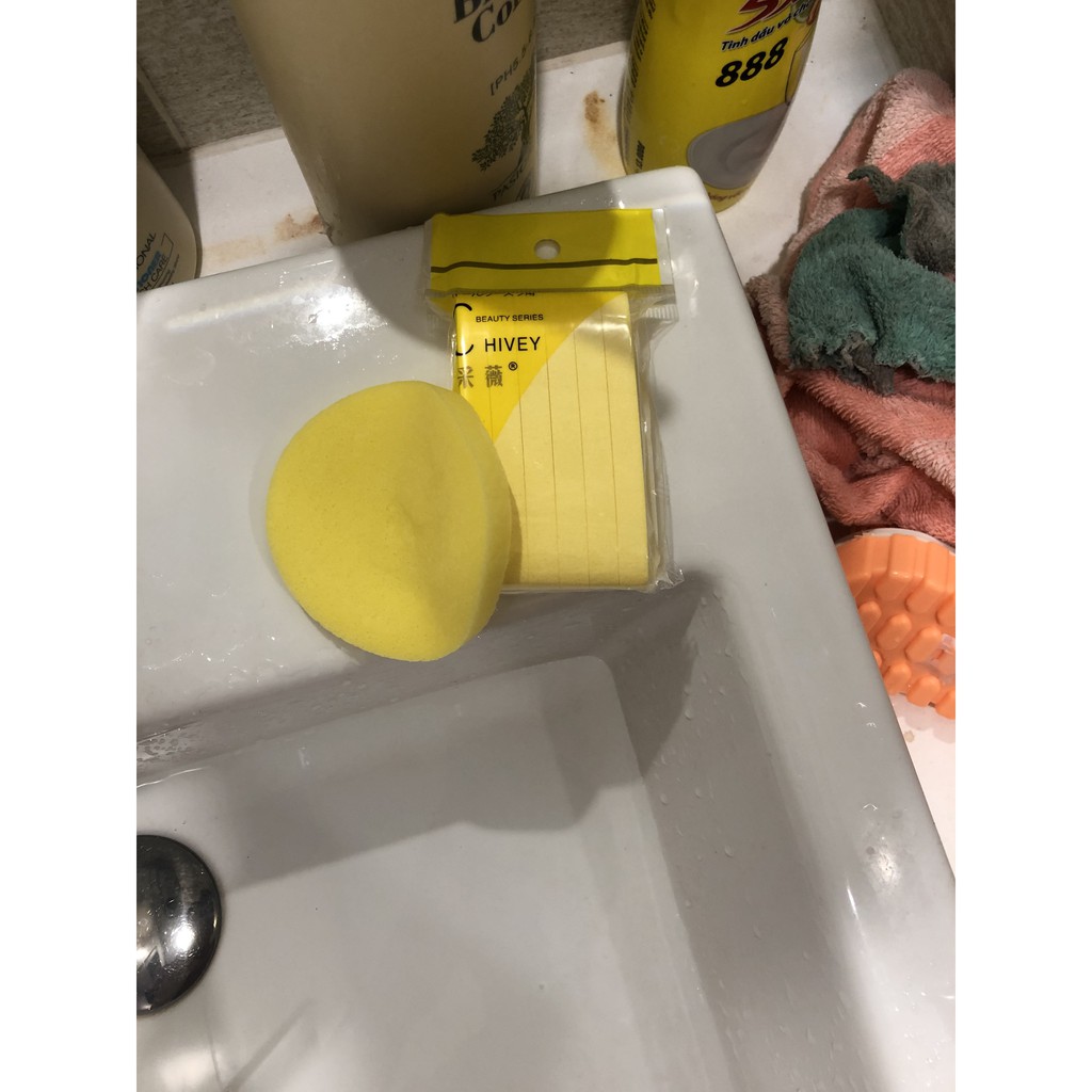 Bọt biển rửa mặt - bông nở Chivey bọt biển thiên nhiên nên thân thiện với làn da | BigBuy360 - bigbuy360.vn