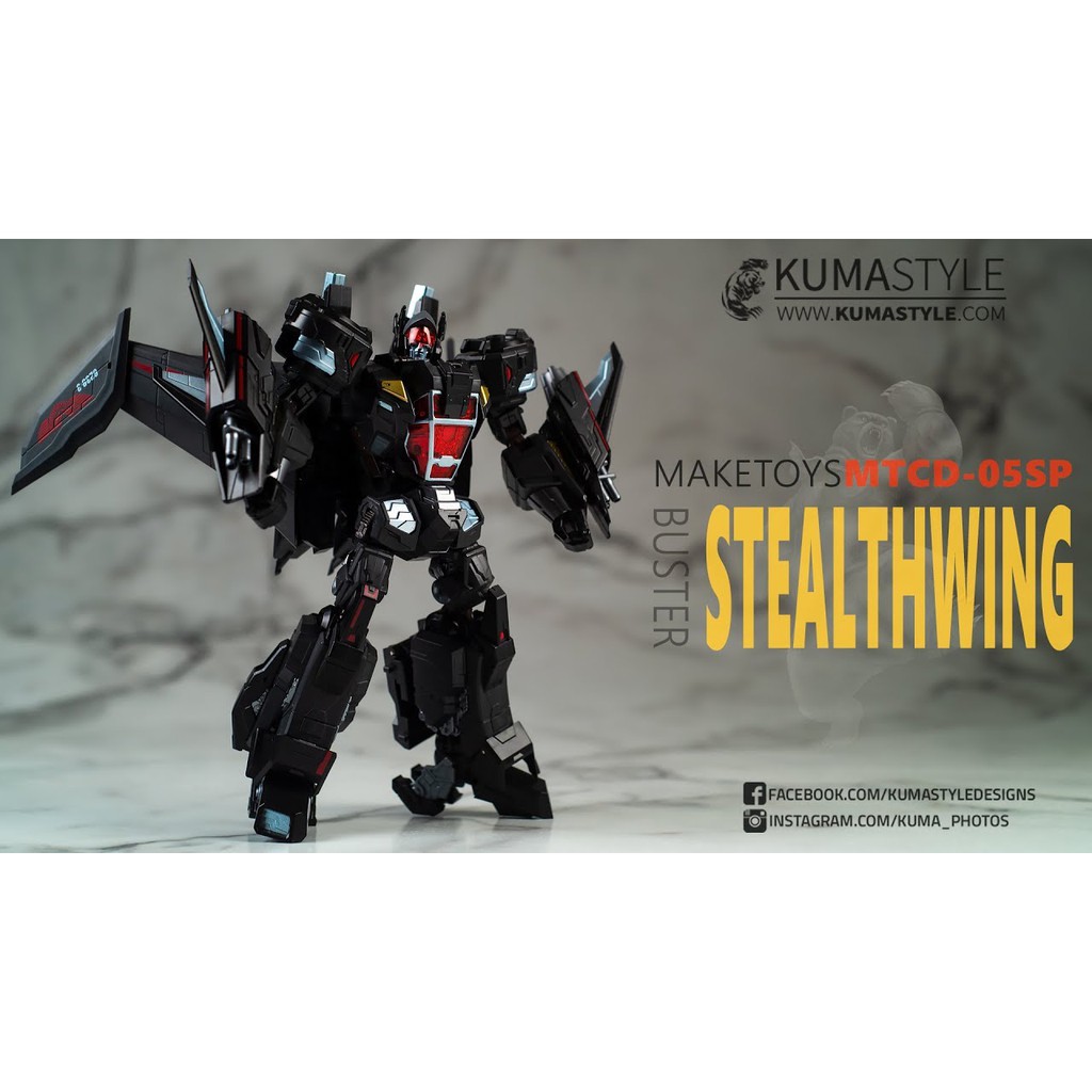 Mô hình Transformers robot biến hình Maketoys MTCD05SP - Steal -Skywing busted