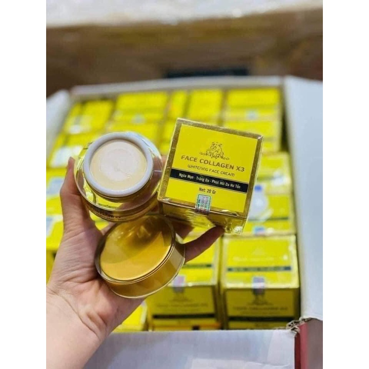 Kem Face Collagen X3 chính hãng Mỹ Phẩm Đông Anh - Kem dưỡng da mặt Colagen X3 Luxury - PINK BEAUTY