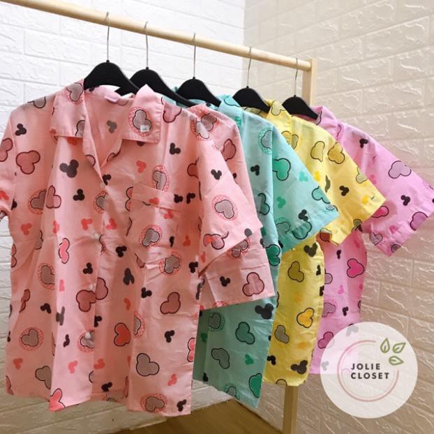 Bộ Ngủ Pijama Thái Lan Form Rộng In Hình Dễ Thương