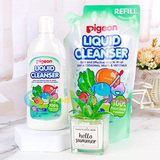 Nước rửa bình sữa Pigeon 450ml/650ml - Dung dịch rửa bình sữa cho bé Pigeon