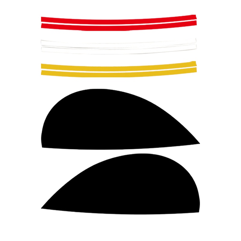 Đèn pha ô tô Lông mày Mí mắt Che lông mi Đầu đèn Dán đèn cho MINI Cooper F54 F55 F56 F57 R55 R56