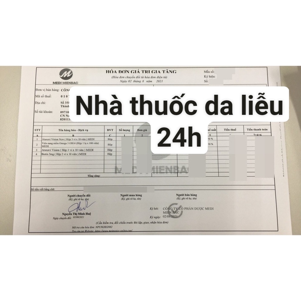 Viên uống Biotin 5mg - Hỗ trợ giảm tình trạng tóc gãy rụng hộp 20 viên