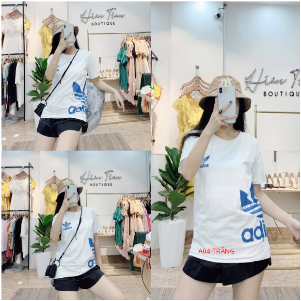 Áo phông Free size nhiều mẫu, chất cotton,form giấu quần,hàng Quảng Châu, ảnh shop tự chụp