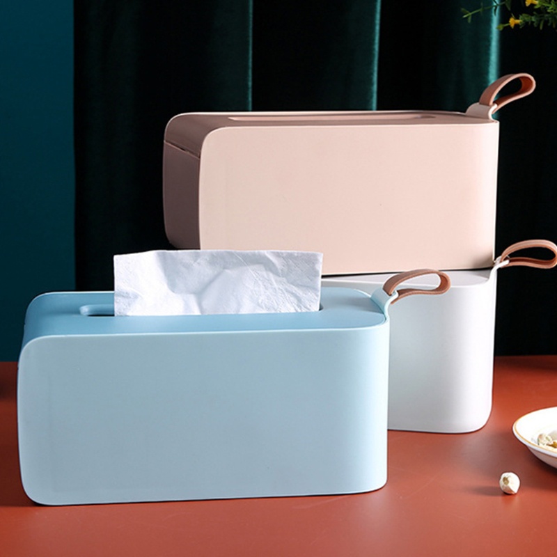 Giá Đỡ Khăn Giấy Hình Chữ Nhật Tiện Dụng Cho Gia Đình / Văn Phòng