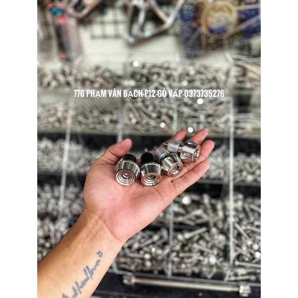 Gù tay cầm inox salaya mẩu Thái gắn xe máy