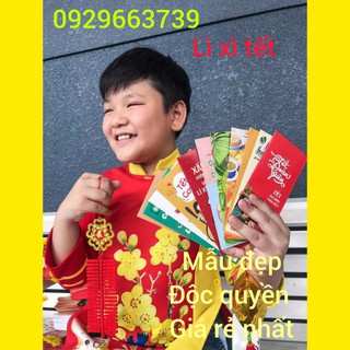 [GIẢM SỐC 3 NGÀY] Combo 10 Bao Lì Xì Tết Giá Rẻ Mẫu Độc Quyền Chỉ Từ 300đ/cái
