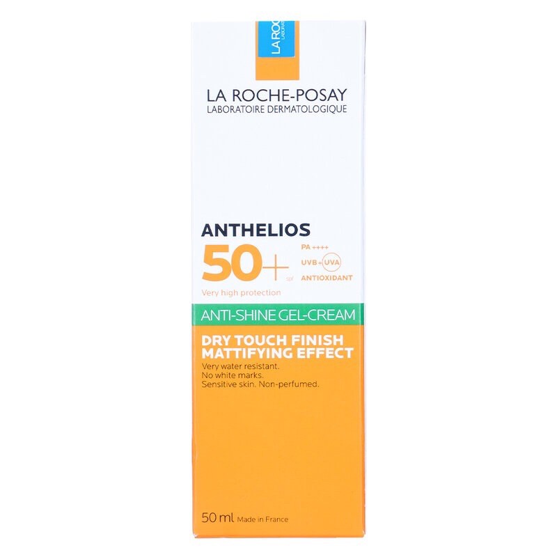 La Roche Posay Kem Chống Nắng Không Màu Kiểm Soát Dầu  Anthelios XL Dry Touch Gel-Cream SPF 50+ UVB &amp; UV 50ml
