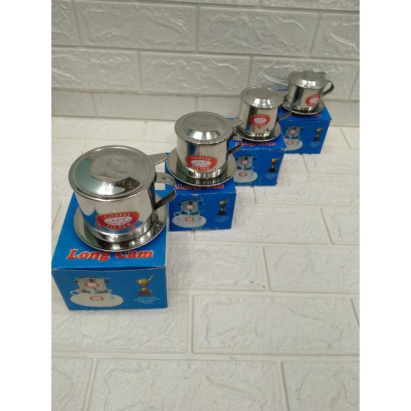 Phin Pha Cà Phê Inox Longcam Các Số Cam Homeware
