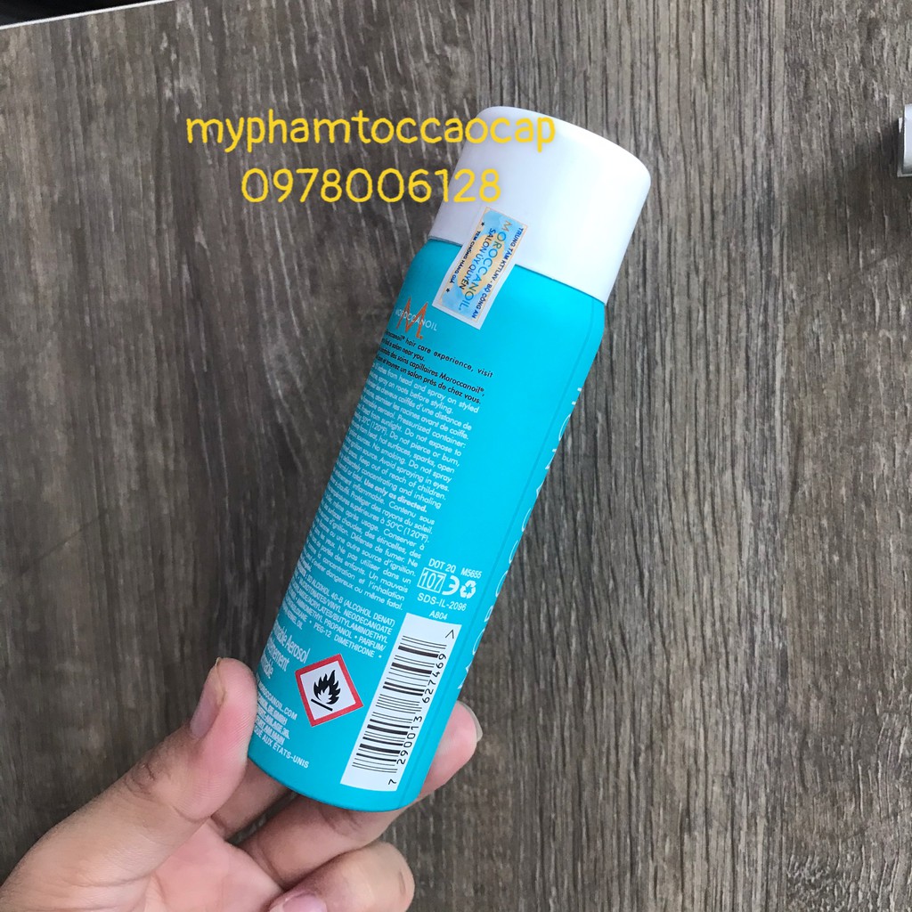 #moroccanoi_chính_hãng_100% Gôm xịt giữ nếp linh hoạt Moroccanoil Luminous Hairspray