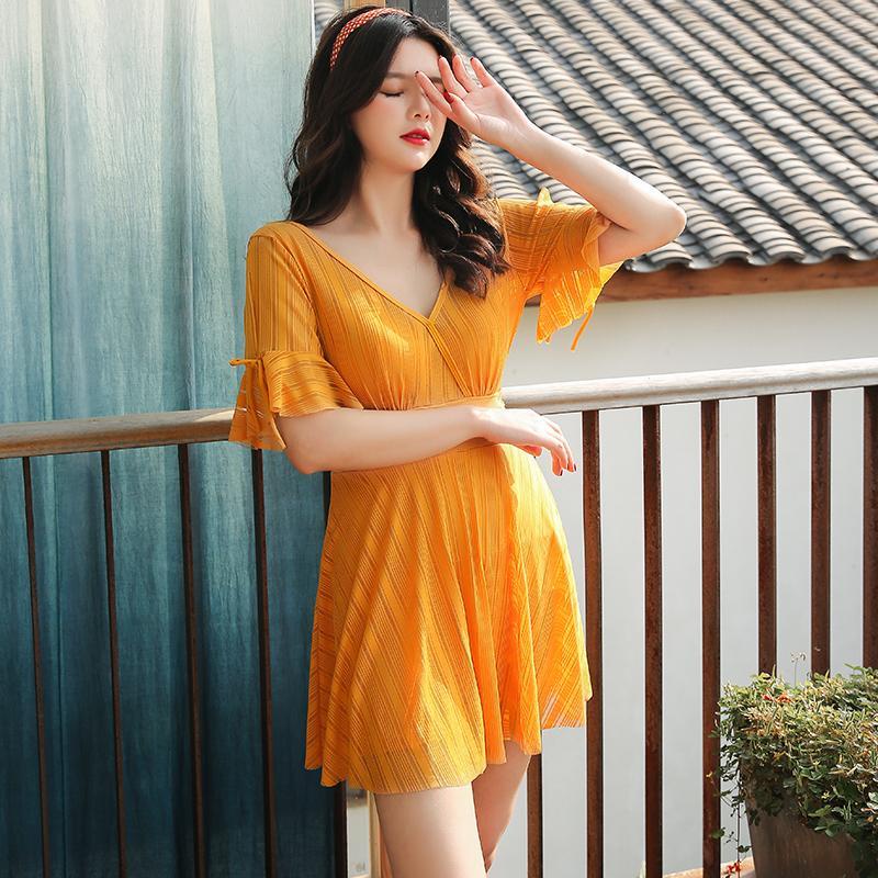 Đồ Bơi Một Mảnh Màu Đen Size Lớn Phong Cách Hàn Quốc Cho Nữ | BigBuy360 - bigbuy360.vn