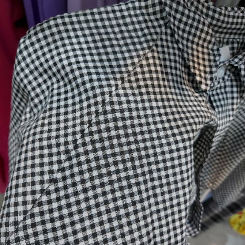 [Mã FAMAYMA2 giảm 10K đơn 50K] Áo sơ mi nữ tay ngắn unisex form rộng kẻ caro 1 túi 2 màu ,áo sơ mi nữ kẻ caro chất đẹp | BigBuy360 - bigbuy360.vn