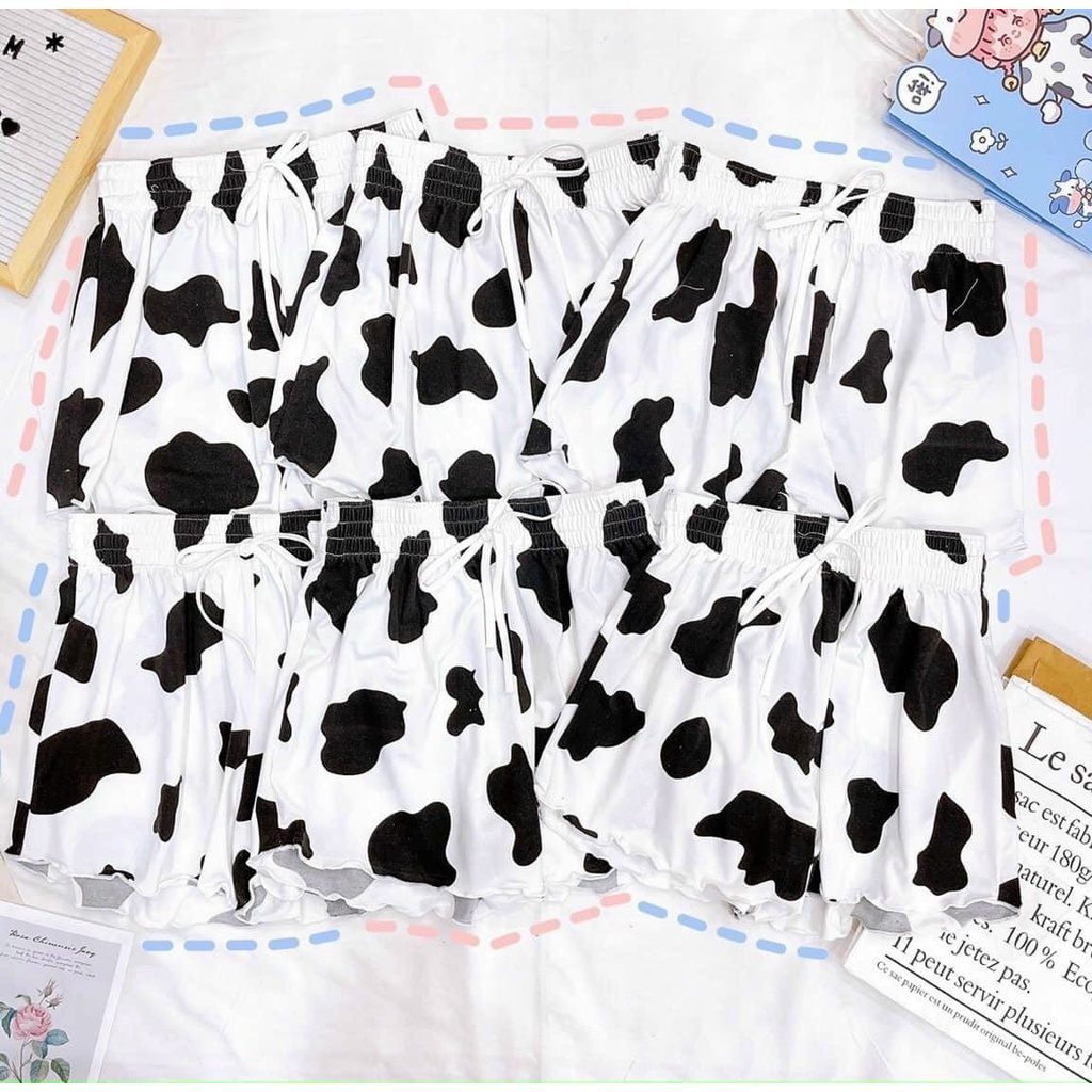 Quần Đùi Nữ Thái Họa Tiết Chân Bèo Chất Thun Mát - Quần Short Nữ Mặc Ở Nhà Siêu Thoáng Mát | BigBuy360 - bigbuy360.vn