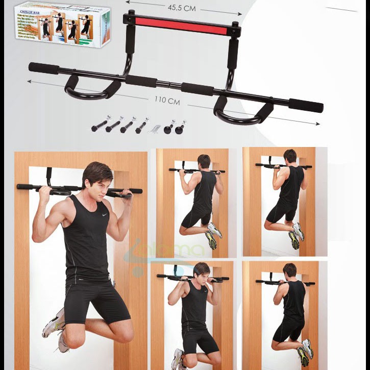 Xà đơn gắn cửa tập gym nhiều động tác Iron Gym