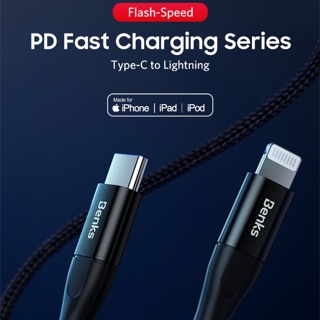 Cáp sạc nhanh Benks M17 USB-C to Lightning 18W PD chuẩn MFi