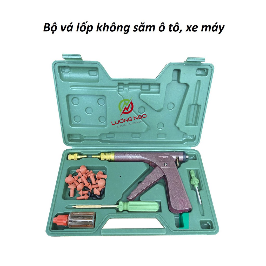 Bộ vá lốp xe máy không săm, phù hợp sử dụng cho các dòng xe tay ga xe honda, xe yamaha Janus - dễ sử dụng