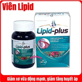 Viên Uống Giảm Mỡ Máu Lipid Plus Hỗ trợ giảm cholesterol máu, giúp giảm nguy cơ xơ vữa động mạch,