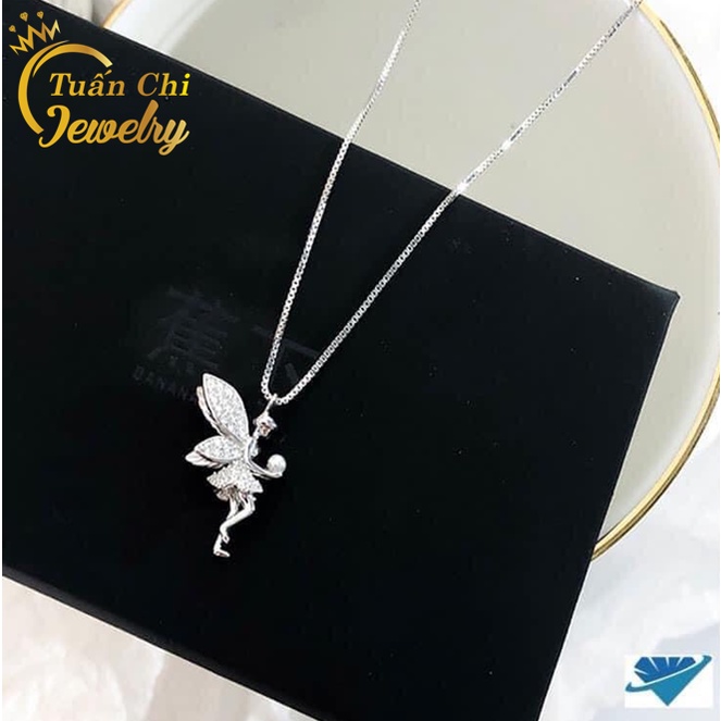♥️MẪU MỚI♥️ Dây Chuyền Nữ- Vòng Cổ Nữ Bạc Cao Cấp, Mặt Dây Chuyền Thiên Thần Dễ Thương