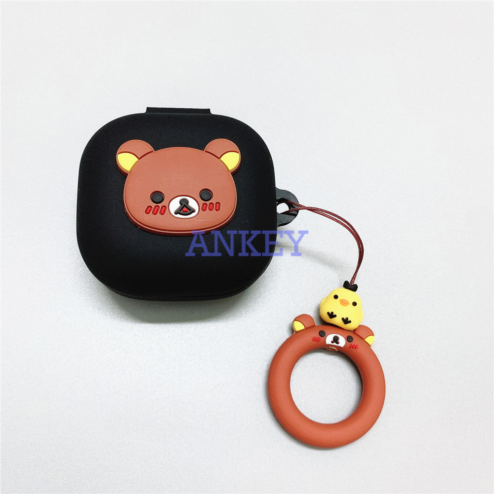 Samsung Galaxy Buds Live / Buds / Buds+  Hộp Silicone Đựng Tai Nghe Chống Sốc Chống Nước Có Nhẫn Móc Ngón Tay Cho Samsung Galaxy Buds Live / Bur + / Bur Plus