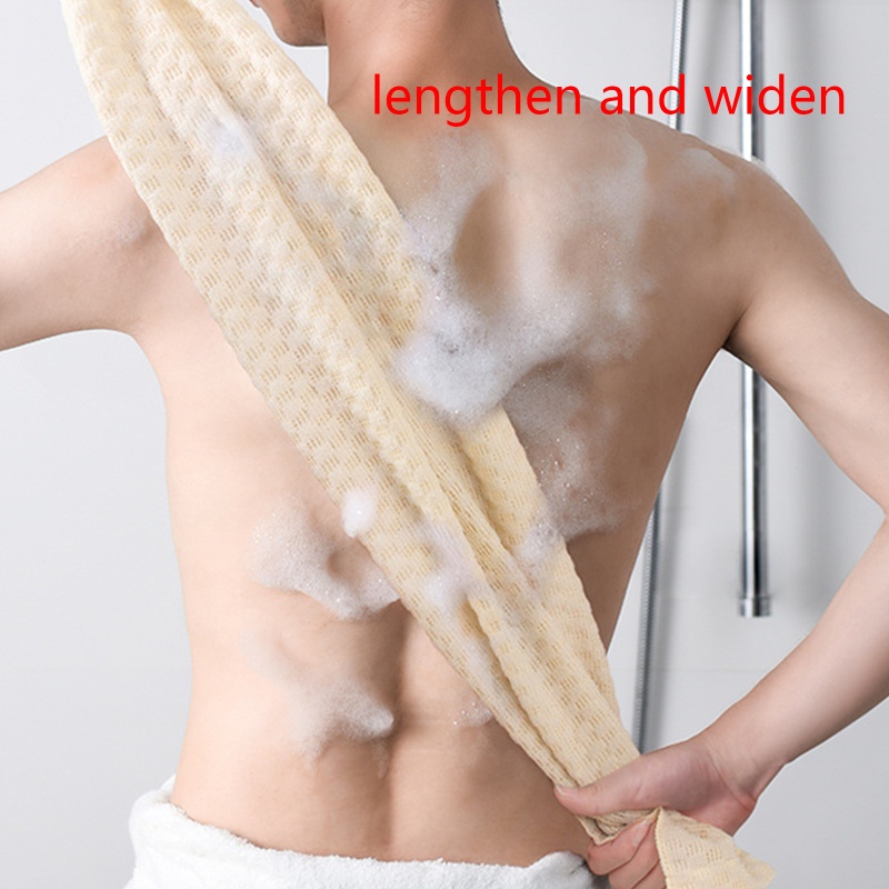 Khăn Tắm Chà Lưng Tẩy Tế Bào Chết Bằng Polyester Kiểu Nhật Bản