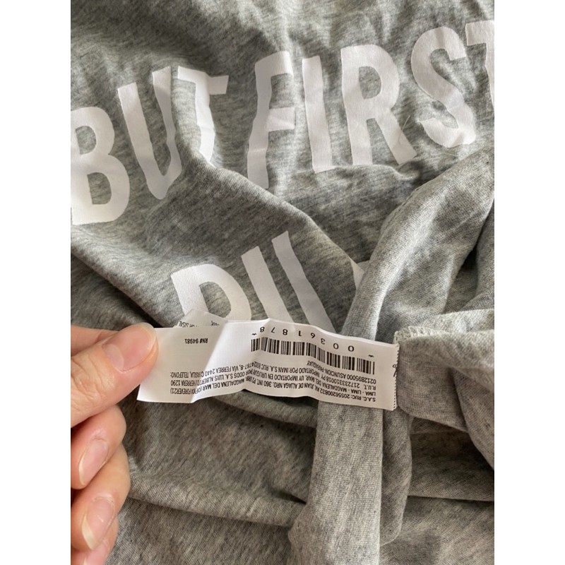 Áo thun Tanktop unisex nam nữ F21 vnxk mỏng mát xám chữ