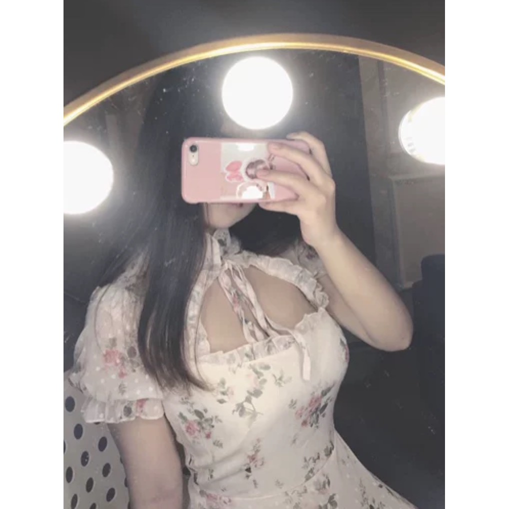 [Sẵn Hàng]♥️Đầm,Váy Cổ Nga Hoa Nhí Ulzzang(ảnh thật) Size S,M,L | BigBuy360 - bigbuy360.vn