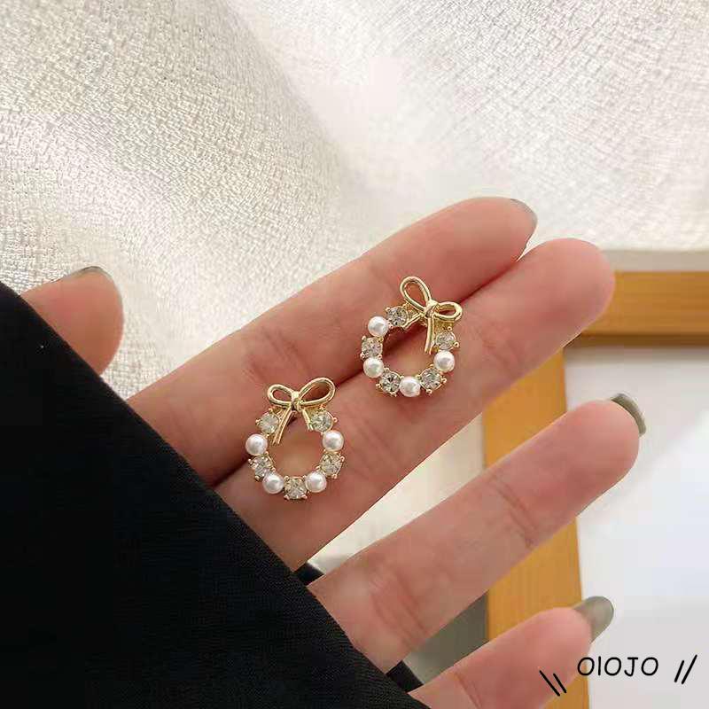 (OLOJO.vn) Bông Tai Kim Cương Cho Bé Gái