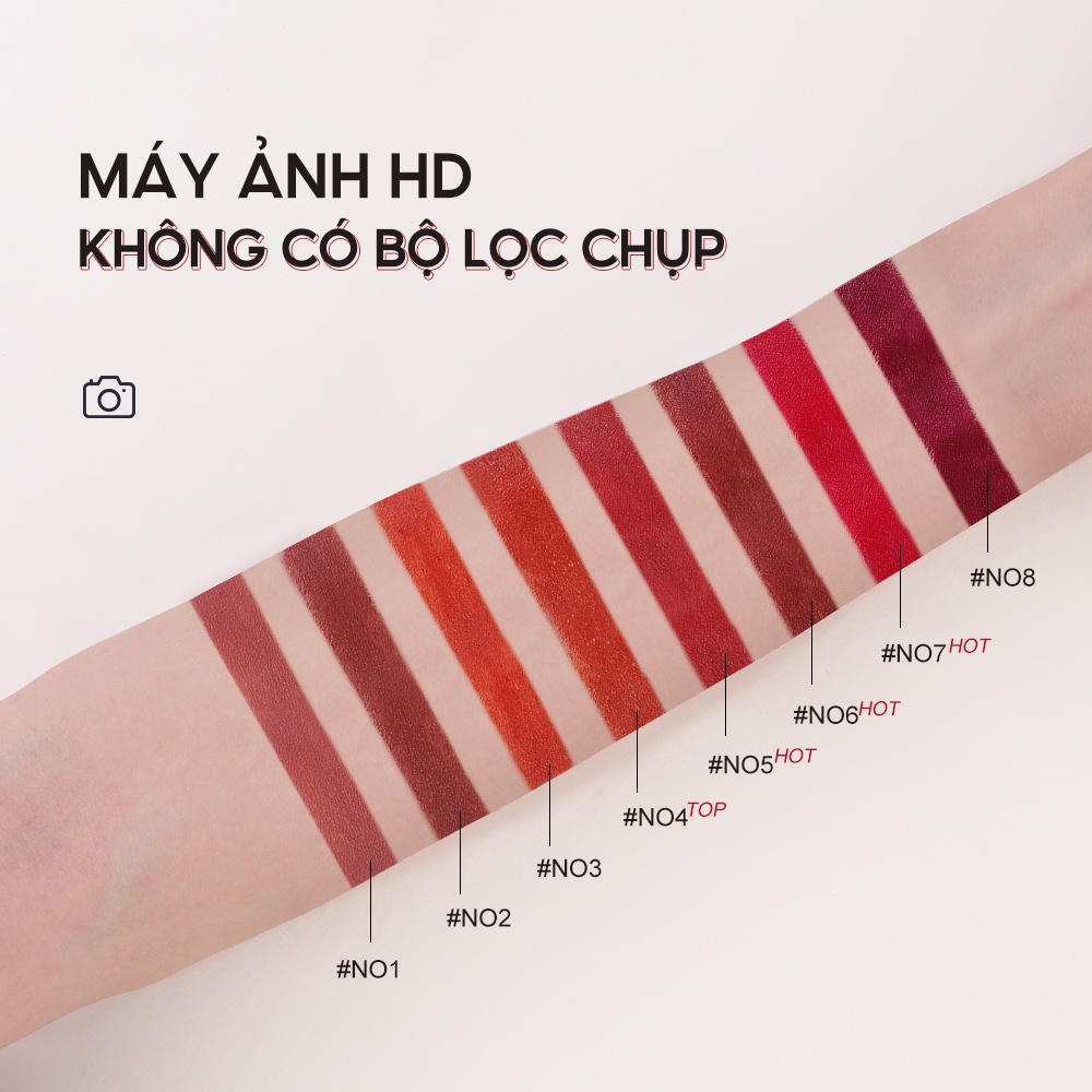 Son môi O.TWO.O màu lì trang điểm nhẹ nhàng dưỡng ẩm 45g
