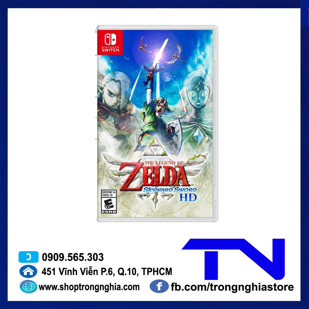 [Mã ELHAMS5 giảm 6% đơn 300K] Thẻ Game Nintendo Switch- The Legend of Zelda: Skyward Sword HD Hệ US