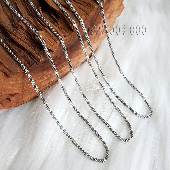 Dây chuyền dạng lưới bảng tròn DZ1820.